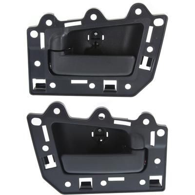 JC Whitney Interior Door Handle Black, Rear, Driver & Passenger Side, 1-year unlimited-mileage warranty SET-REPJ491365