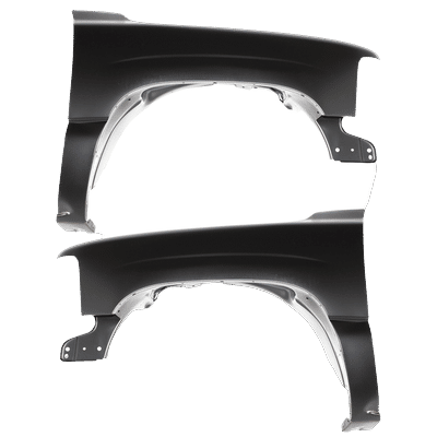 Replacement Fender Steel Primed, Front, Driver & Passenger Side, 1-year unlimited-mileage warranty SET-20101
