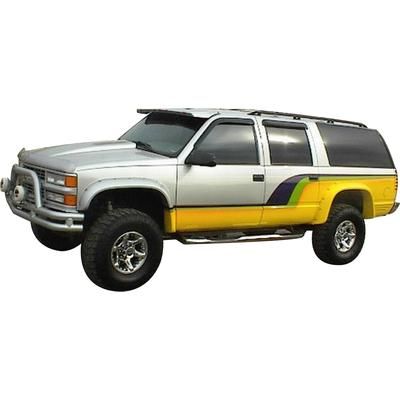 Bushwacker Fender Flares Plastic Black Cut-Out Series, Front, Driver & Passenger Side, Lifetime limited warranty 40009-11