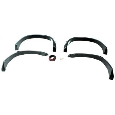 Bushwacker Fender Flares Plastic Black Pocket Style Series, Front & Rear, Driver Passenger Side, Lifetime limited warranty 50907-02