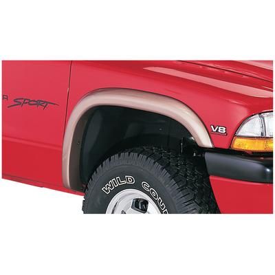 Bushwacker Fender Flares Plastic Black Extend-A-Fender Series, Front & Rear, Driver Passenger Side, Lifetime limited warranty 51905-02