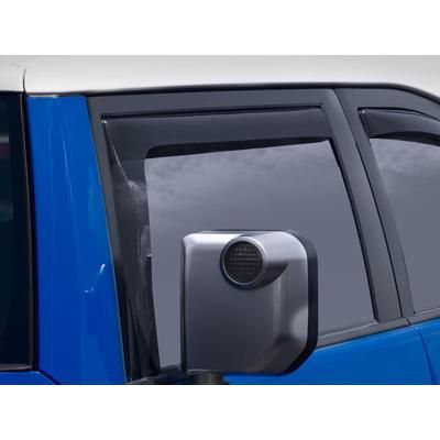 Weathertech Window Visor Acrylic Dark Smoke In-Channel Mount Type Deflector Series, Front, Driver & Passenger Side, 80422