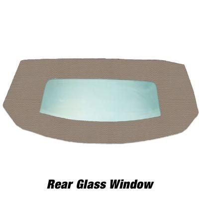 Kee Auto Top Convertible Rear Window Vinyl Parchment, HG0289TN10SDX