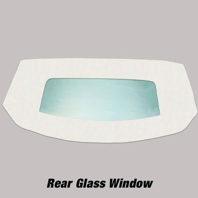 Kee Auto Top Convertible Rear Window Vinyl Off white, HG0116TN21SP