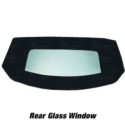 Kee Auto Top Convertible Rear Window Vinyl Black, HG0313TN02CC