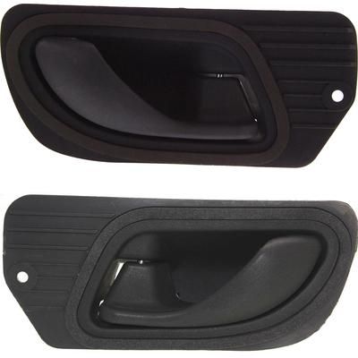 Replacement Interior Door Handle Textured Black, Front, Driver & Passenger Side, 1-year unlimited-mileage warranty SET-F462139