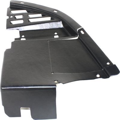Replacement Valance Plastic Primed Cover Deflector, Front, Driver Side, Lower, 1-year unlimited-mileage warranty REPC017702