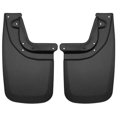 Husky Liners Mud Flaps Plastic Black Custom Fit Series, Rear, Driver & Passenger Side, Lifetime limited warranty 57931
