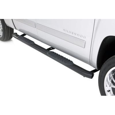 Lund Nerf Bars Steel Powdercoated Black 5 in. Oval Curved Series, Lifetime limited warranty with 3-year on finish 23873007