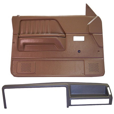 Coverlay Interior Restoration Kit ABS Plastic Black Dash Cap, Door Panel, Lifetime limited warranty 22-155CF-BLK