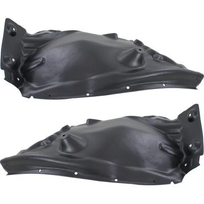 Replacement Fender Liner, Front, Driver & Passenger Side, Rear Section, 1-year unlimited-mileage warranty SET-REPB222169