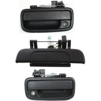 Replacement Exterior Door Handle Textured Black, Front, Driver & Passenger Side, 1-year unlimited-mileage warranty KIT-031915-43