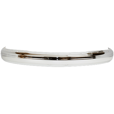 Replacement Bumper Steel Chrome, Front, 1-year unlimited-mileage warranty 9886