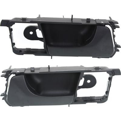 Replacement Interior Door Handle Textured Black, Front, Driver & Passenger Side, 1-year unlimited-mileage warranty SET-REPS462335