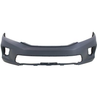Replacement Bumper Cover Primed, Front, 1-year unlimited-mileage warranty REPH010377PQ