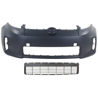 Replacement Bumper Cover Primed, Front, 1-year unlimited-mileage warranty KIT-12116-16