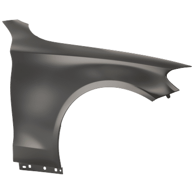 Replacement Fender Aluminum Primed, Front, Passenger Side, 1-year unlimited-mileage warranty REPBZ220107