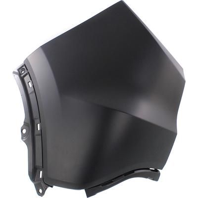 Replacement Bumper End Plastic Primed, Rear, Driver Side, 1-year unlimited-mileage warranty REPH761108