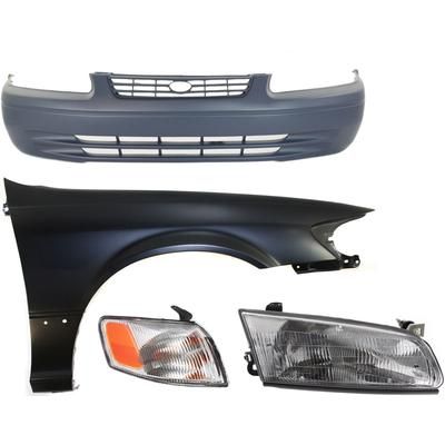 Replacement Bumper Cover Primed, Front, 1-year unlimited-mileage warranty KIT-111216-43
