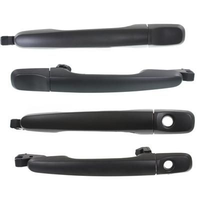 Replacement Exterior Door Handle Primed, Front & Rear, Driver Passenger Side, 1-year unlimited-mileage warranty SET-REPA462157-4