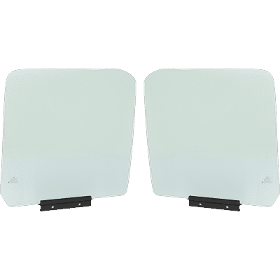 Replacement Door Glass, Front, Driver & Passenger Side, 1-year unlimited-mileage warranty SET-REPF480131