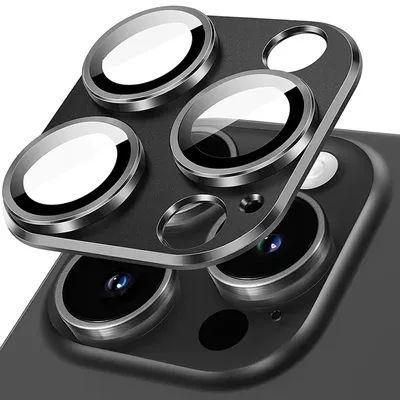 Metal Tempered Glass Camera Lens Protector Film Cover For iPhone 16 Pro Max 15 Pro 14 Plus Apple