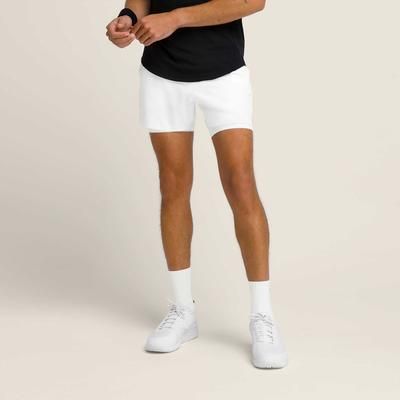 Wilson Tournament Short v2 5" Unlined Men's Tennis Apparel White
