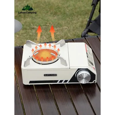 Lohascamping Outdoor infrared windproof stove portable camping stove household explosion-proof gas Burner energy-saving stove