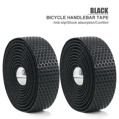 TEMU Non-slip Silicone Bicycle Handlebar Tape - Shock-absorbing, Quick-drying Honeycomb Grip For Control & , Absorption, Durable Eva Material, Multiple Colors