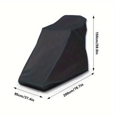TEMU Protective Cover For Fitness Equipment, Outdoor Home Treadmill Cover, Dustproof, And Rainproof Cover, Cover For Exercise Bike