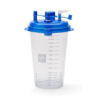 Medline Rigid Suction Canister, 1200 cc, 40/CS (OR212)