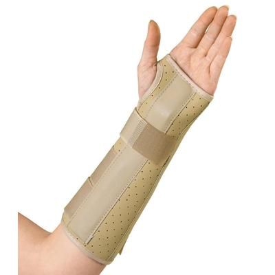 Medline Vinyl Wrist and Forearm Splint, Left, Size XS, 10", 1 EA (ORT18100LXS)