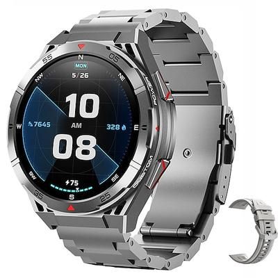 Orologio intelligente 2025 nuovo GPS bussola altimetro barometro da esterno smartwatch HD schermo AMOLED 466466 frequenza cardiaca chiamata Bluetooth impermeabile IP68 braccialetto intelligente da