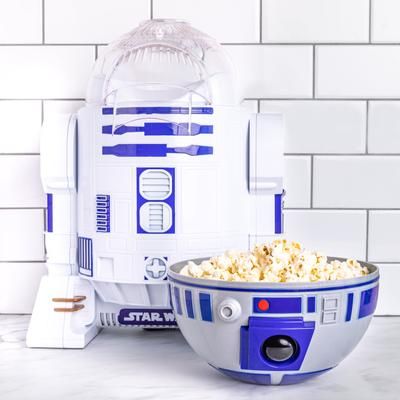 Star Wars R2D2 Popcorn Maker by UNCANNY BRANDS in White (Size 16")