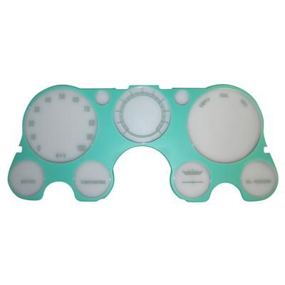 Key Parts Gauge Lens Plastic Aqua, limited warranty 0849-183