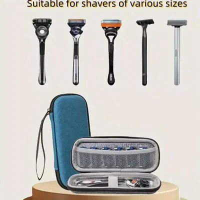 Travel Shaver Storage Box Eva Hard Case Trimmer Razor Pouch Organizer Carrying Bag Multifunctional Portable Oneblade Shaver