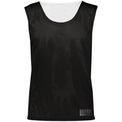 Augusta Sportswear AS9718 Youth Mesh Reversible Pinnie in Black/White size Large | Polyester 9718