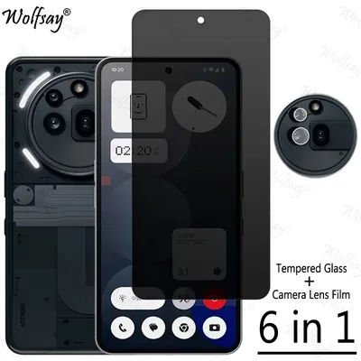 Privacy Screen Protector For Nothing Phone 3a Pro Anti-Spy Glass Nothing Phone3a Pro Camera Glass For Nothing Phone 3a Pro Glass