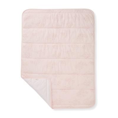 Swaying Branches Organic Cotton Reversible Baby Blanket - Ranunculus