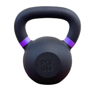 TEMU Kettlebell 6kg Cast Home Gym Equipment Fitness Workout Functional Conditioning Strength Training Single Piece Only Weights