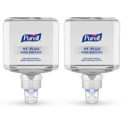 Purell Vf Plus Gel Hand Sanitizer Refills For Es4 Push-Style Hand Sanitizer Dispensers, Fragrance Free, 40.6 Oz, Case Of 2 Refills