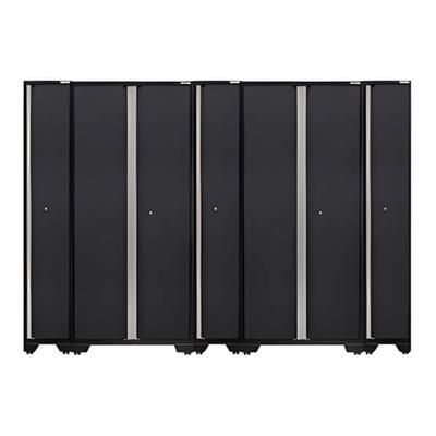 NewAge Garage Cabinets PRO Series Grey 2 x Multi-Use Lockers and 3 x Sports Lockers Set