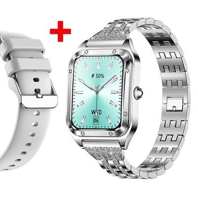 696 I98 Orologio intelligente 1.58 pollice Orologio da Corsa Fitness Smartwatch Bluetooth Contapassi Promemoria chiamata Monitoraggio frequenza cardiaca Compatibile con Android iOS Da donna Da uomo