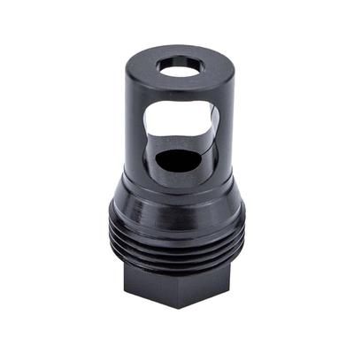Kgm Suppressors SR25 Taper Muzzle Brake Black Nitride Steel 3/4"x24 Threads A-TMB-S-3M