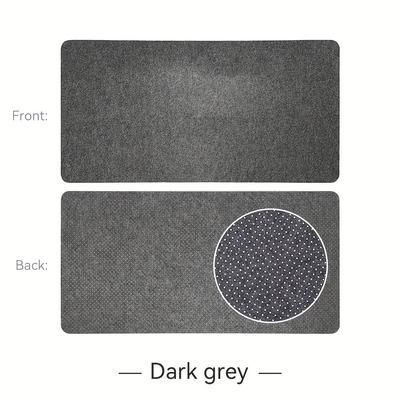 TEMU Extra-large Wool Felt Gaming Mouse Pad, 31.4x15.7 Inches, Non-slip Polyester Desk Mat, Smooth Writing Surface For Home And Office Use
