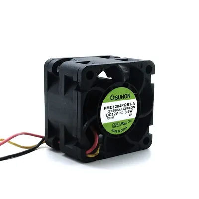 PMD1204PQB1-A 40mm X 28mm DC 12V High-Speed DC Cooling Fan 25.5CFM 11500RPM for Server/Inverter/3D Printer/RC