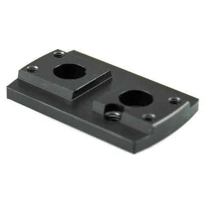 Shield Sights Adapter Plate for Aimpoint T1/T2 QD mounts Black 2x1.25x0.25 in MNT-T1/T2-SMS/RMS