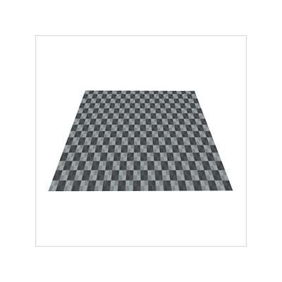 Swisstrax Ribtrax Pro Three Car Garage Floor Tile Mat (Pearl Silver / Slate Grey)