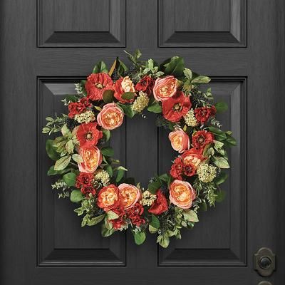 Shades of Summer Wreath - Frontgate