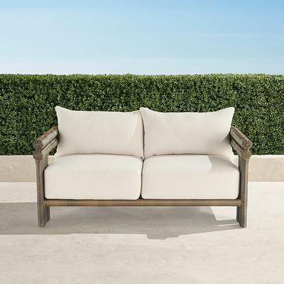 Carena Loveseat with Cushions - Sailcloth Sailor - Frontgate
